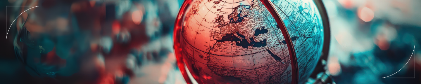 Picture of a globe vintage style